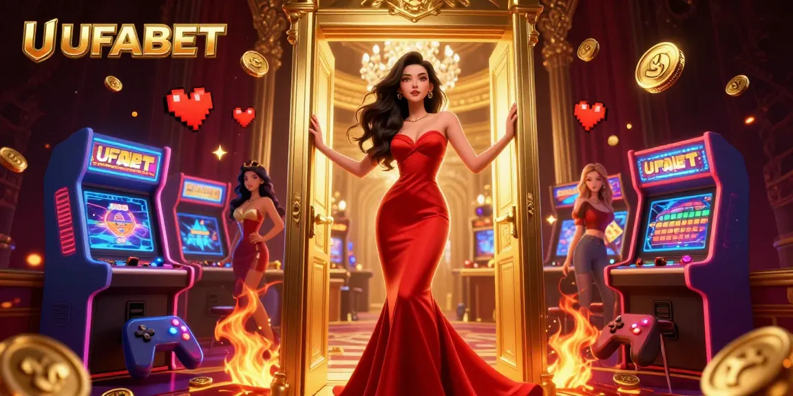 Experience UFABET's thrilling online casino with vibrant game elements and glamorous visuals.